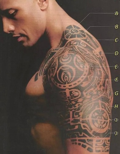 the rock maori tattoos
