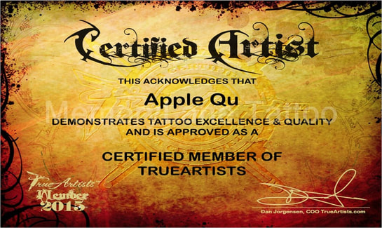 China & Singapore's Leading Female Tattoo Artist. Apple Qu provides the best body art and design services with leading brands and quality workmanship.